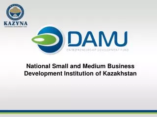 National Small and Medium Business Development Institution of Kazakhstan