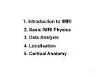 1. Introduction to fMRI - slide 1