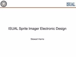 ISUAL Sprite Imager Electronic Design