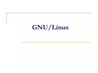 gnu linux