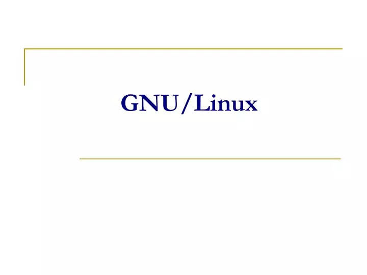 gnu linux