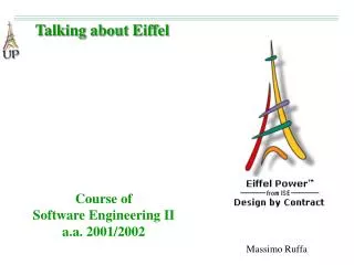 Course of Software Engineering II a.a. 2001/2002
