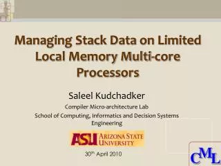Managing Stack Data on Limited Local Memory Multi-core Processors