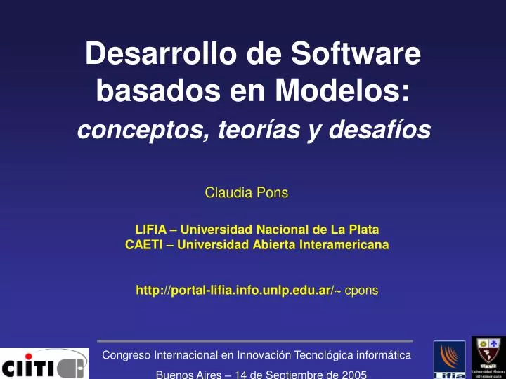 desarrollo de software basados en modelos conceptos teor as y desaf os