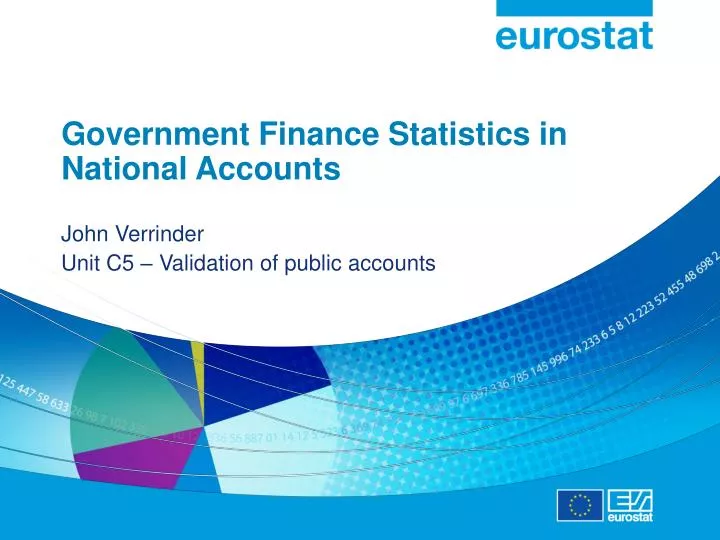 government finance statistics in national accounts