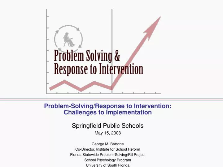 problem solving response to intervention challenges to implementation