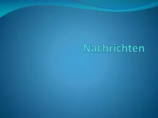 nachrichten