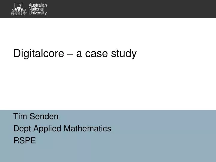 digitalcore a case study