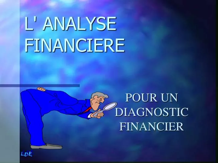 l analyse financiere