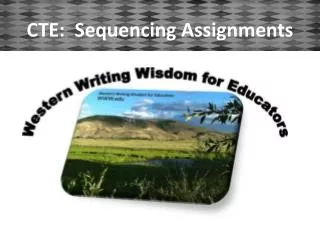 CTE: Sequencing Assignments