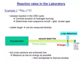 Reaction rates in the Laboratory