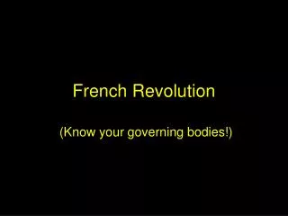 French Revolution