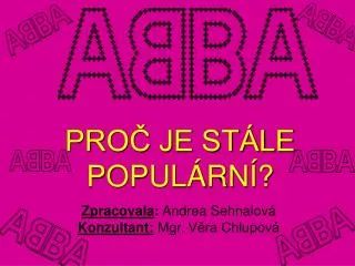 pro je st le popul rn