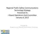 Broward County Public Safety Communications Technology Strategy Overview - slide 1