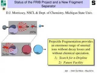 Status of the FRIB Project and a New Fragment Separator