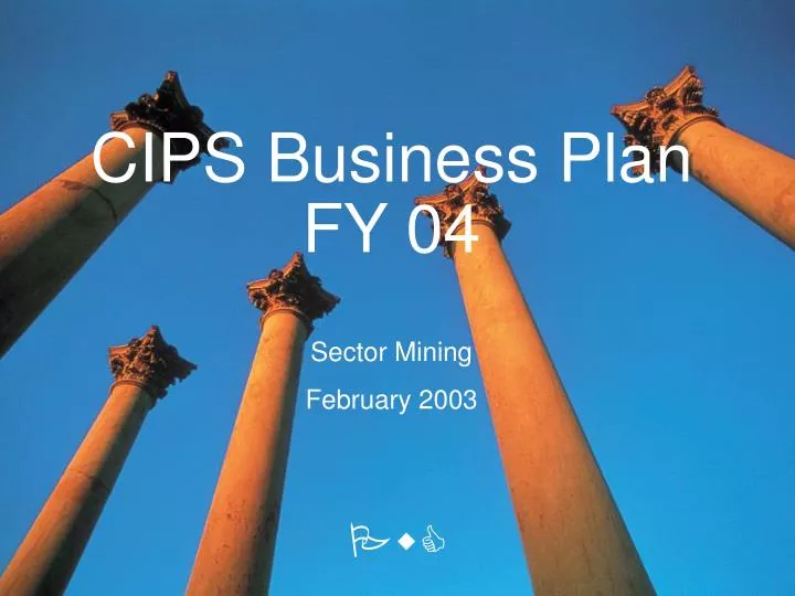 cips business plan fy 04