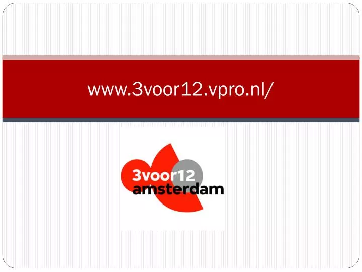 www 3voor12 vpro nl