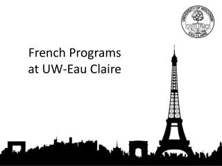 French Programs at UW-Eau Claire