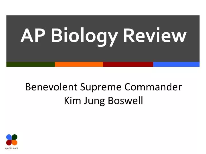 ap biology review