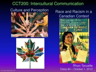 CCT200: Intercultural Communication