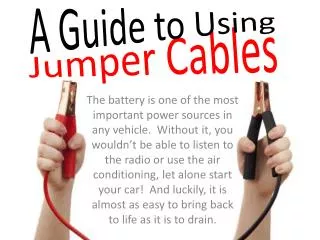 A Guide to Using Jumper Cables