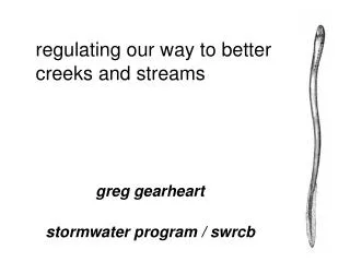 regulating our way to better creeks and streams