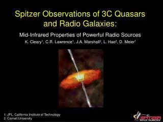 Spitzer Observations of 3C Quasars and Radio Galaxies: