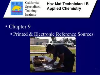 Chapter 9 Printed &amp; Electronic Reference Sources