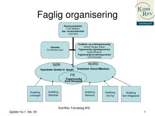 faglig organisering