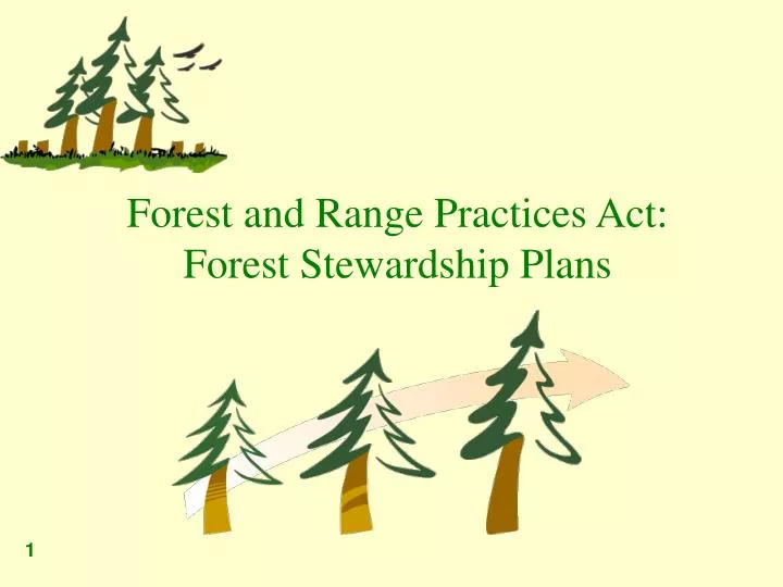 forest and range practices act forest stewardship plans
