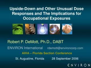 Upside-Down and Other Unusual Dose Responses and The Implications for Occupational Exposures