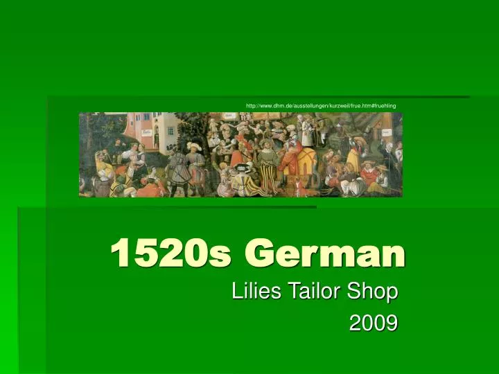 1520s german