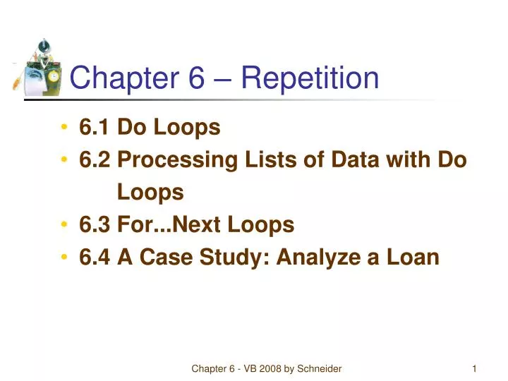 chapter 6 repetition