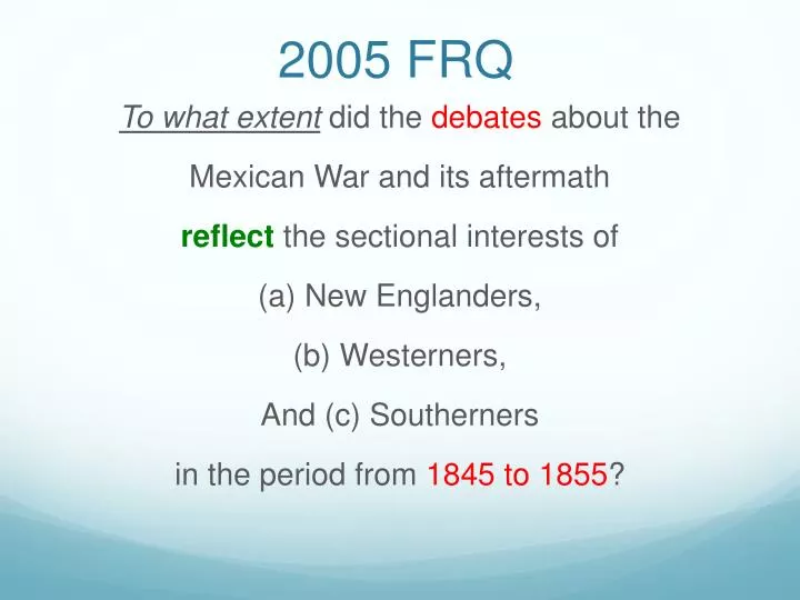 2005 frq