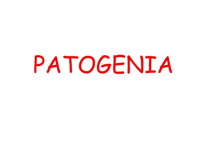 patogenia