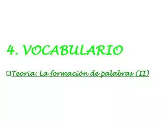 4 vocabulario