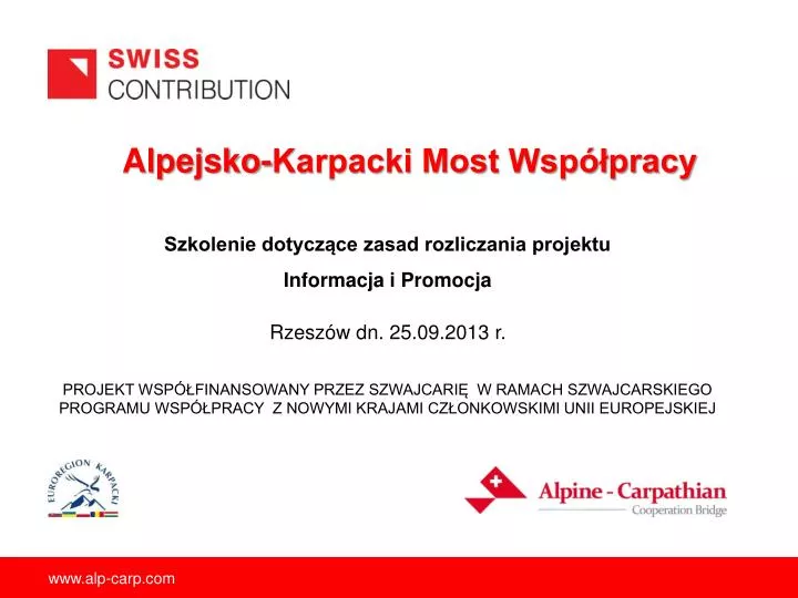 alpejsko karpacki most wsp pracy