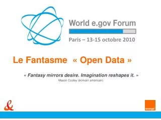 le fantasme open data