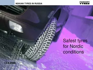 Safest tyres for Nordic conditions