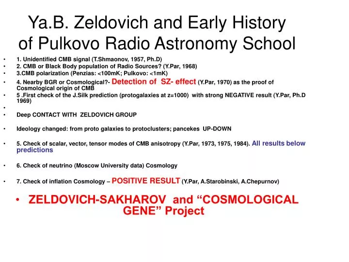ya b zeldovich and early history of pulkovo radio astronomy school