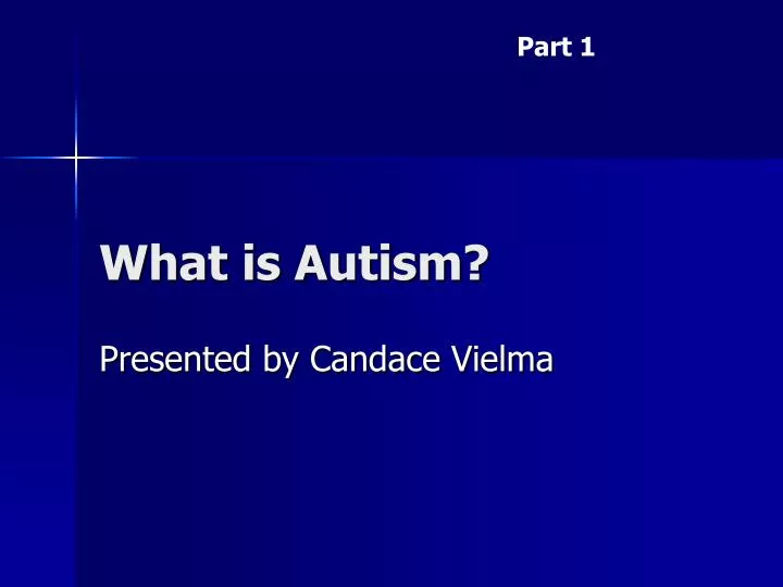 what is autism