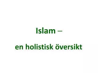 islam