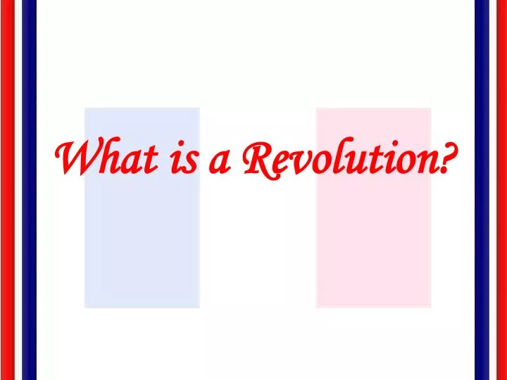 what is a revolution