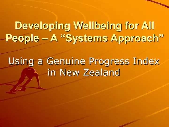 developing wellbeing for all people a systems approach