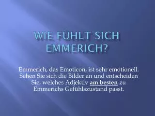 wie f hlt sich emmerich