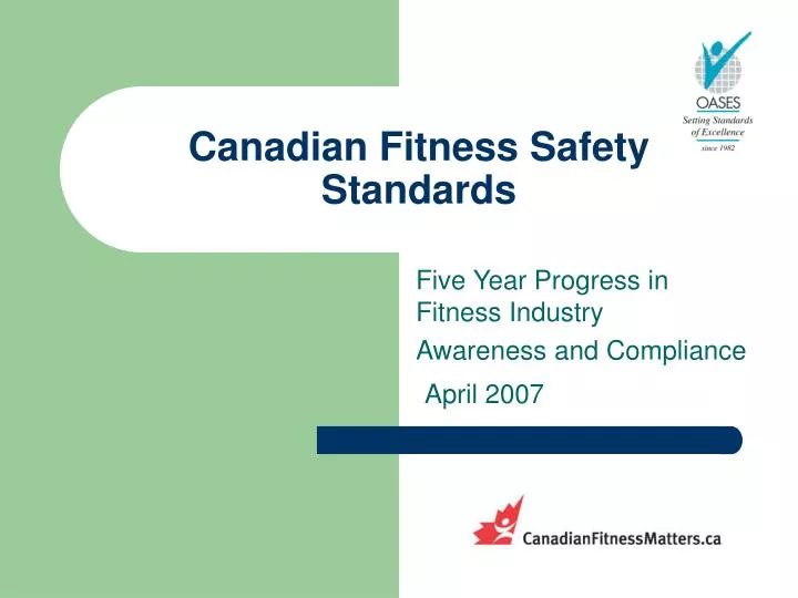 canadian fitness safety standards