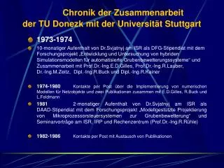 chronik der zusammenarbeit der tu donezk mit der universit t stuttgart