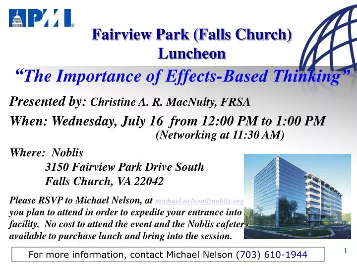 fairview park falls church luncheon