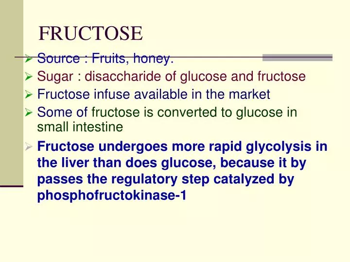 fructose