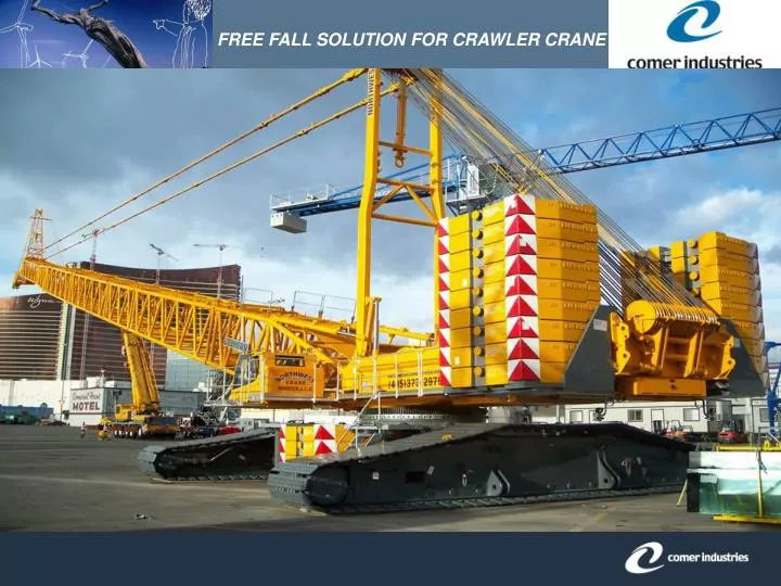 free fall solution for crawler crane